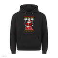 Weihnachtsmann Weihnachtshoodie Ho Ho Ho, nö - Ugly Christmas Hoodie in Schwarz