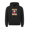 Weihnachtsmann Weihnachtshoodie Brav war gestern - Ugly Christmas Hoodie in Schwarz