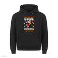 Weihnachtsmann Weihnachtshoodie In Rente, nur noch ehrenamtlich - Ugly Christmas Hoodie in Schwarz