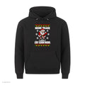 Weihnachtsmann Weihnachtshoodie Meine Waage lügt - Ugly Christmas Hoodie in Schwarz