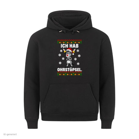 Ich hab Ohrstöpsel Hoodie: Ich sing jedes Lied mit Partner Weihnachtshoodies