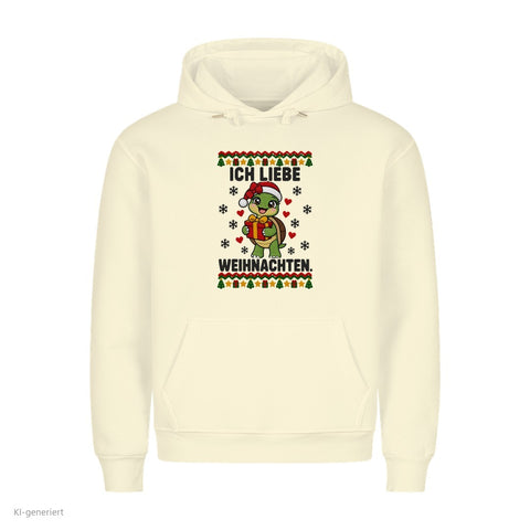 Ich liebe Weihnachten Hoodie: Ich liebe Weihnachten Partner Weihnachtshoodies