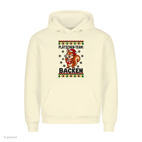 Plätzchen-Team Backen Hoodie: Plätzchen-Team Partner Weihnachtshoodies