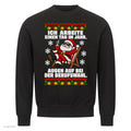 Weihnachtsmann Weihnachtspullover Augen auf bei der Berufswahl - Ugly Christmas Sweater in Schwarz