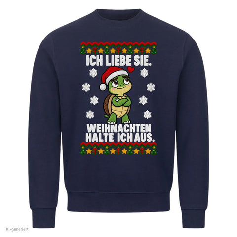 Ich liebe sie Weihnachten halte ich aus Pullover: Ich liebe Weihnachten Partner Weihnachtspullover