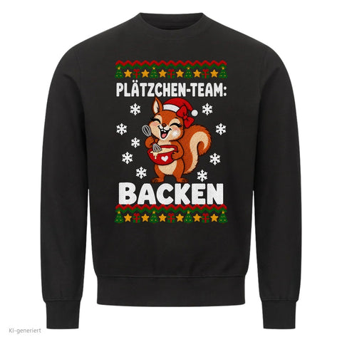 Plätzchen-Team Backen Pullover: Plätzchen-Team Partner Weihnachtspullover